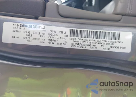 2012 Jeep Grand Cherokee Laredo из США, поврежденный, VIN 1C4RJFAG4CC134743